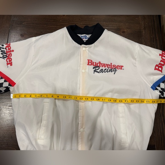 Vintage Budweiser Racing F1 Fanimation Chalk Line Jacket - Picture 9 of 10